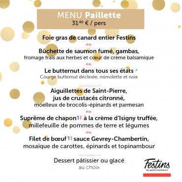 MENU Paillette