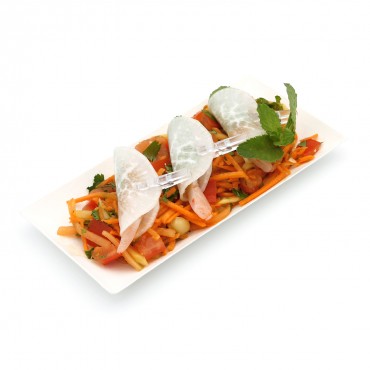 Trio de nems de gambas sur...