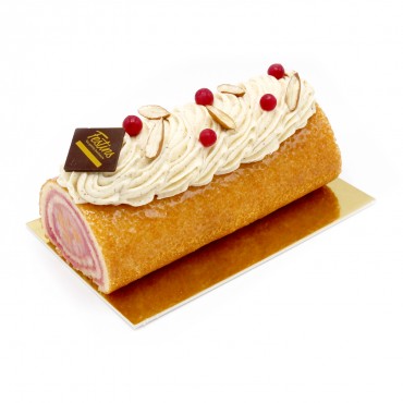 Roulé Groseille Pêche Vanille