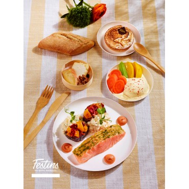 Plateau repas Saumon