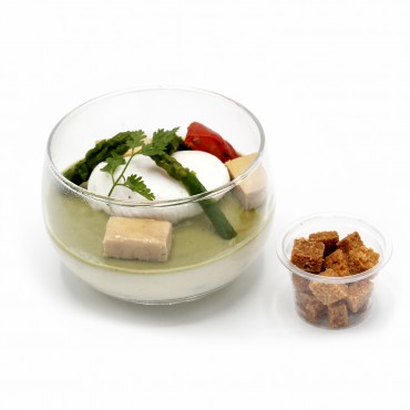 Oeuf poché à la crème...