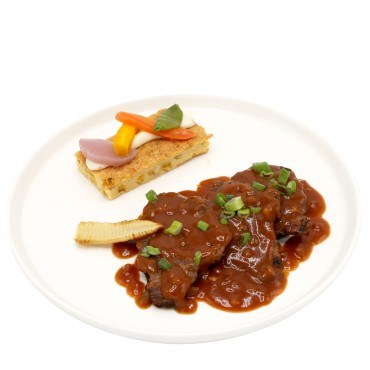 Boeuf sauce barbecue,...