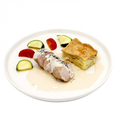 Filet mignon de porc, crème...