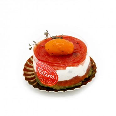 Fondant de tomate, chèvre...
