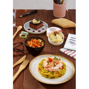 Plateau repas Saumon en...