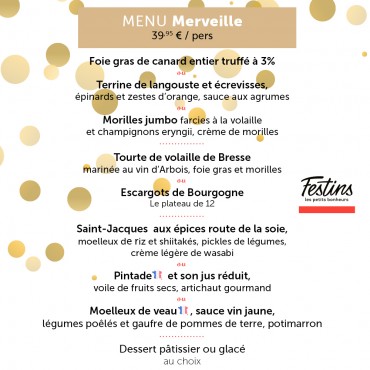 MENU Merveille