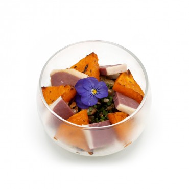 Panna cotta de chou-fleur,...