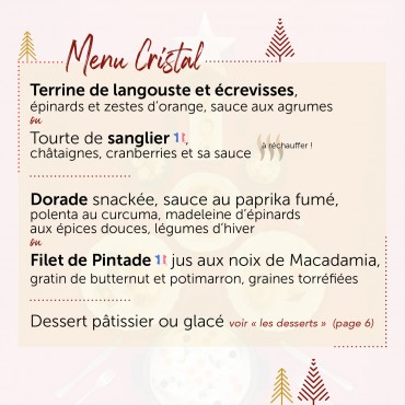 Menu Cristal