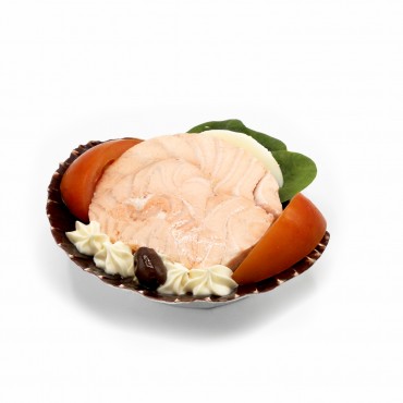 Coquille de saumon macédoine