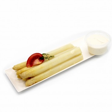 Asperges, sauce mousseline...