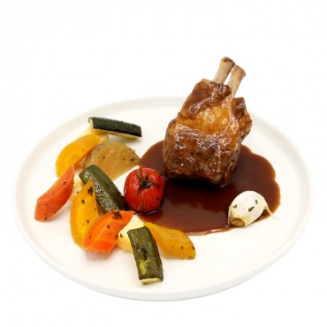 Carré d'agneau au jus et...