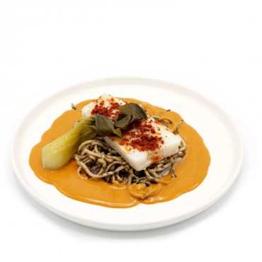 Filet de merlu sauce saté