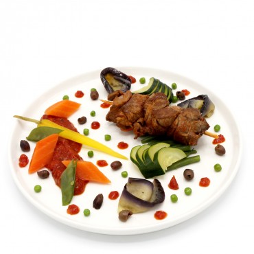 Brochette d’agneau aux...