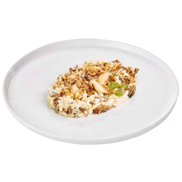 Risotto de pleurotes, cèpes...