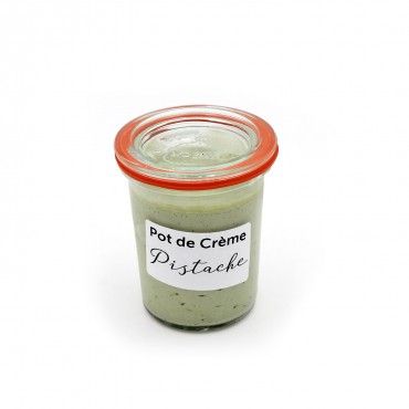 Pot de crème pistache