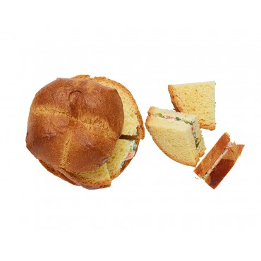 Brioche au saumon fumé et...