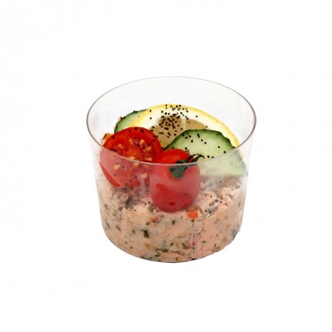 Compotée de saumon au...