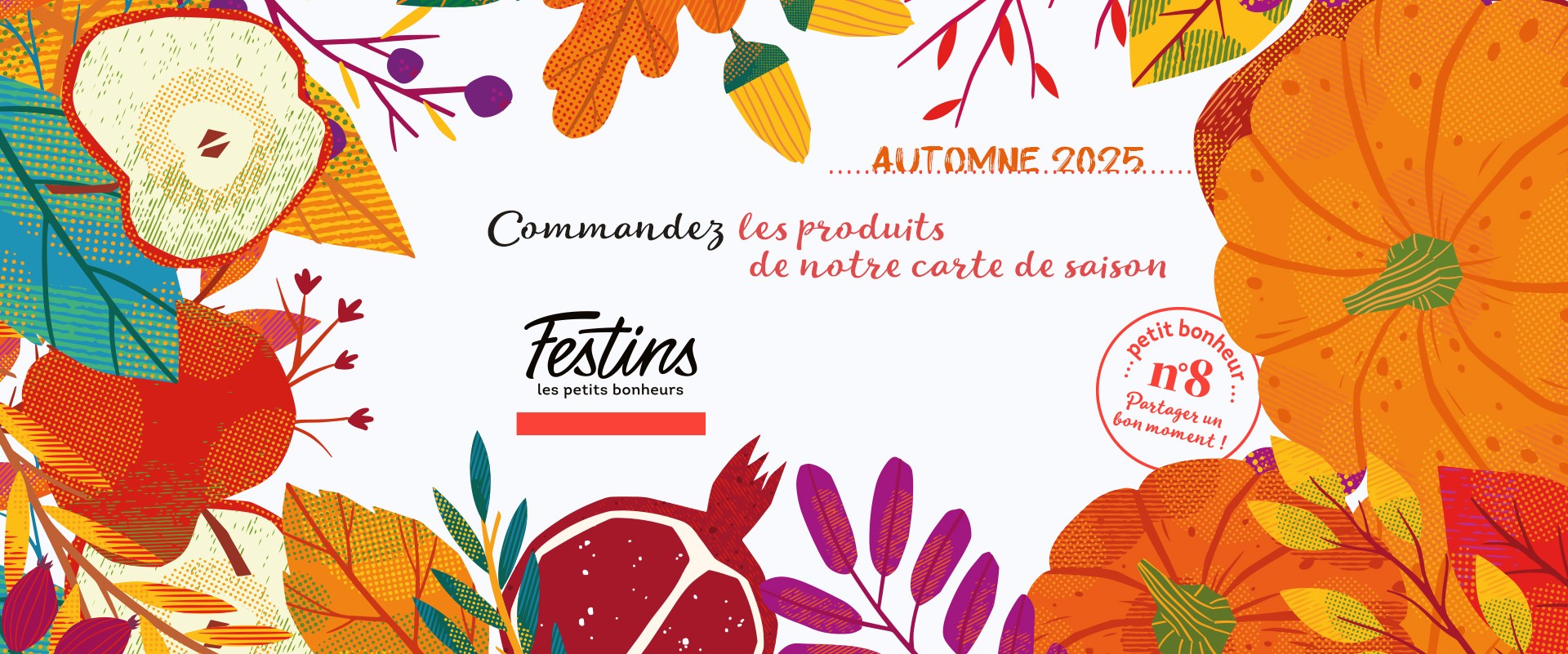 Carte traiteur de saison Automne 2025 - Festins