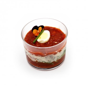 Verrine de cœur de rumsteck...