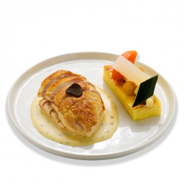 Suprême de chapon à la...