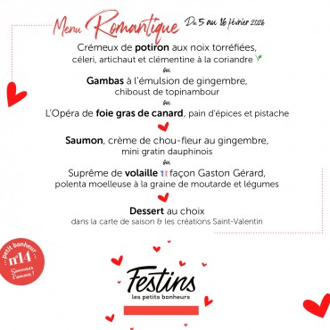 Menu Romantique