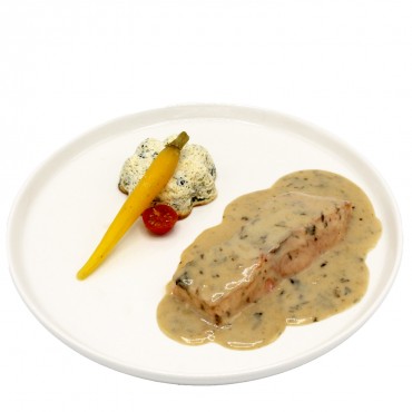 Saumon à l’oseille, flan de...