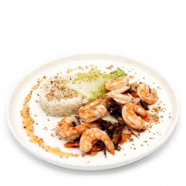 Crevettes marinées ,...