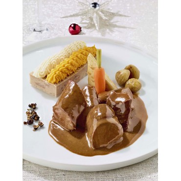 Râble de lièvre sauce Diane