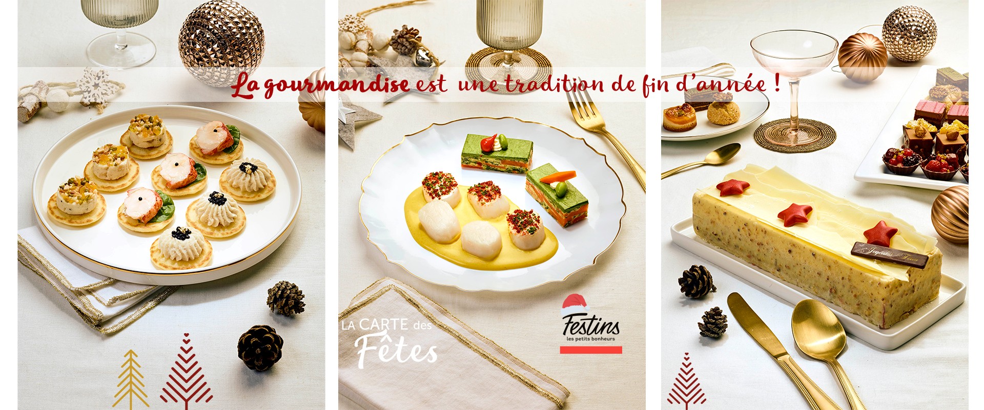 Carte traiteur des Fêtes 2025 - Festins